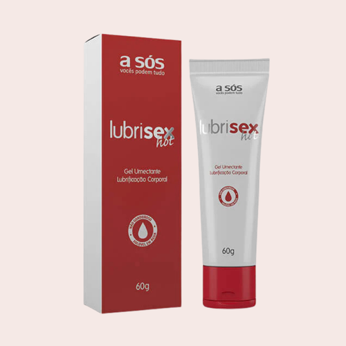 Gel Lubrificante Lubrisex Morango Hot 60g