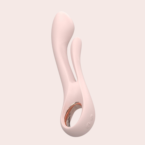 Vibrador de Ponto G e clitóris Kaethe