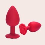 Plug Anal em formato de Rosa